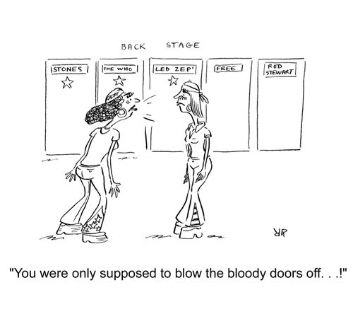 'You were only supposed to blow the bloody doors off. . .!'