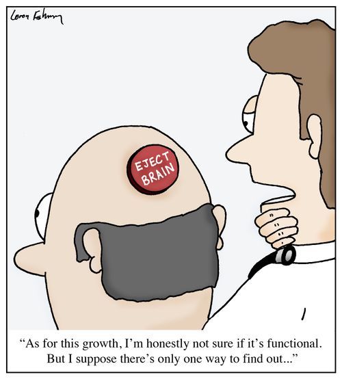 'As for this growth, I'm honestly not sure if it's functional. But I suppose there's only one way to find out...'