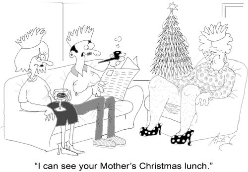'I can see your Mother's Christmas lunch.'