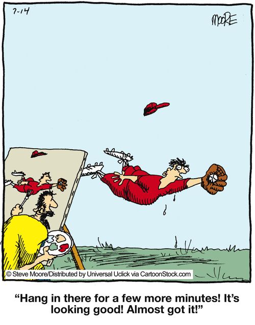 'Hang in there for a few more minutes! It's looking good! Almost got it!'