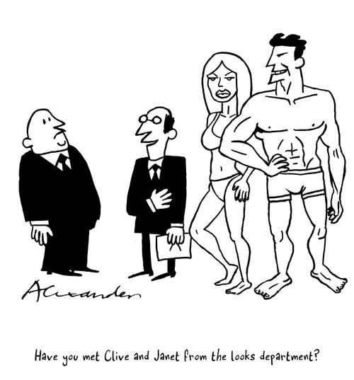 Have you met Clive and Janet from the looks department?