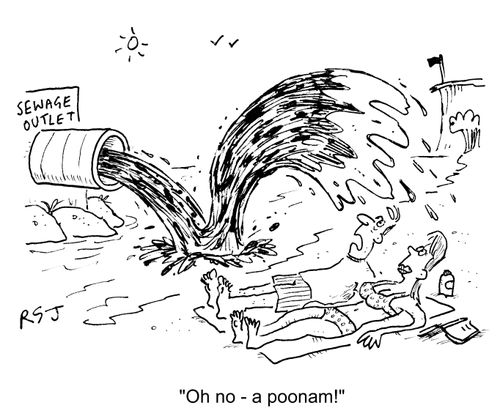 'Oh no - a poonam!'