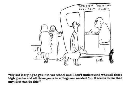 'My kid is trying to get into vet school and I don't understand...