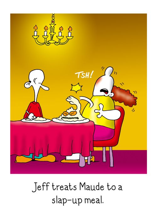 A slap-up meal.