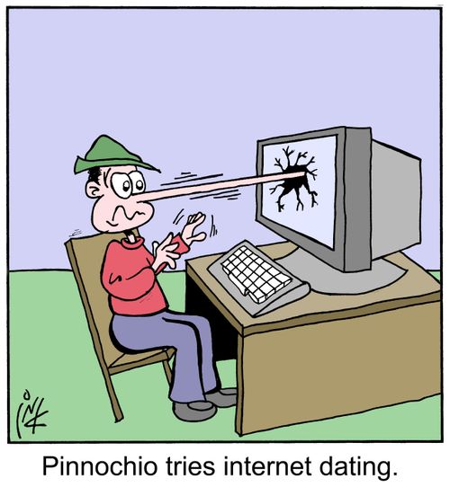 Pinnochio tries internet dating.
