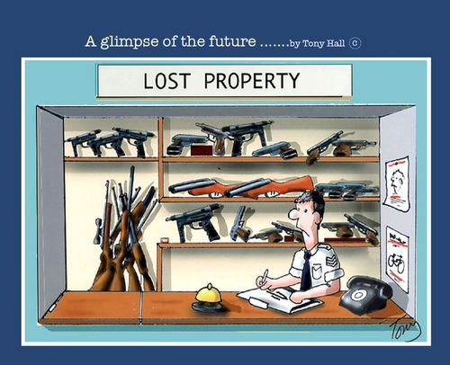 A glimpse of the future. . . lost property.