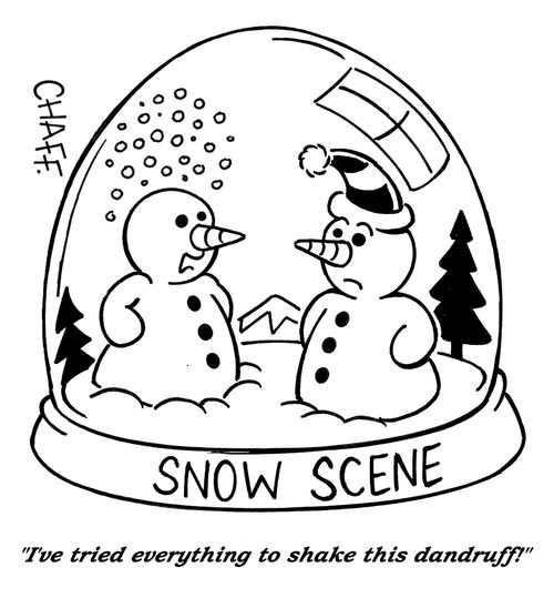 'I've tried everything to shake this dandruff!'