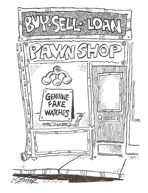 Pawnshop: Genuine Fake Watches.