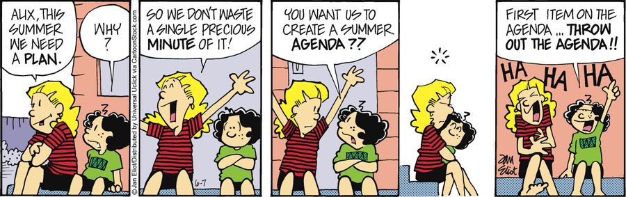 'First item on the agenda...Throw out the agenda!!'