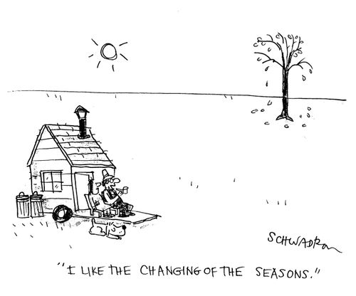 'I like the changing of the seasons.'