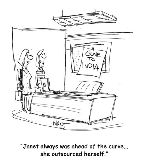 Janet always was ahead of the curve...she outsourced herself.