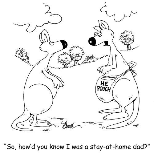 'So, how'd you know I was a stay-at-home dad?'