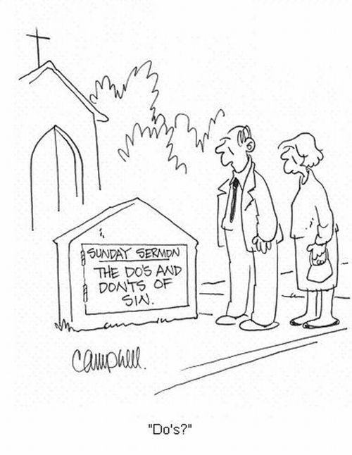 The Do's and Don'ts of Sin.
