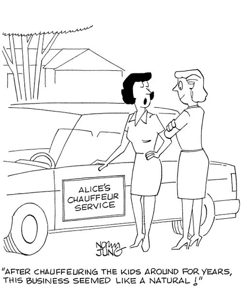 'After chauffeuring the kids around for years, this business seemed like a natural!'