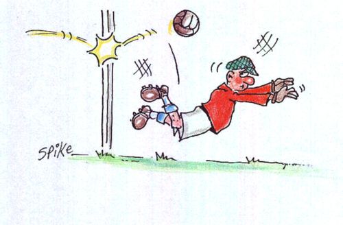 Off the post!