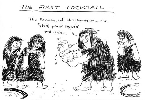 'The first cocktail.'