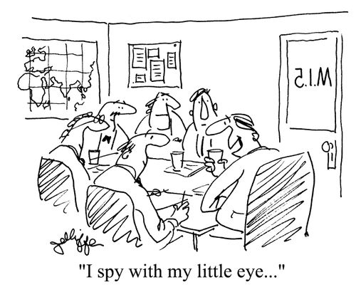 MI5 playing 'I spy...'