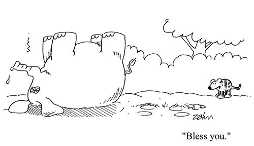 'Bless you.'