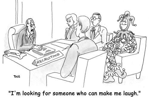 'I'm looking fo someone who can make me laugh.'