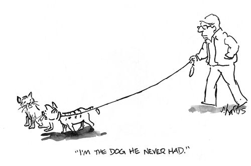 'I'm the dog he never had.'