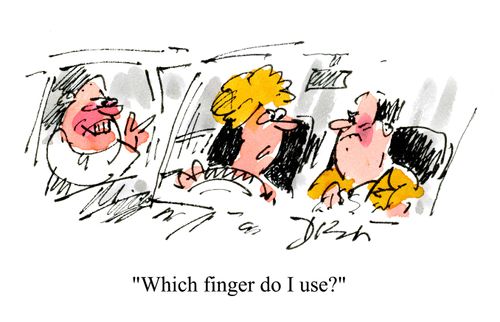 'Which finger do I use?'