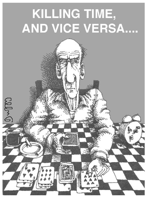 Killing time, and vice versa....