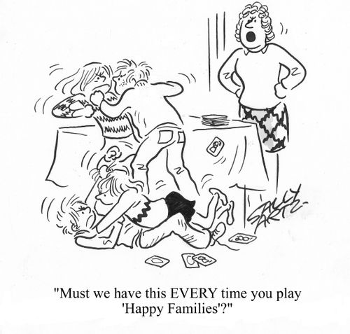 'Must we have this every time you play 'Happy Families'?'