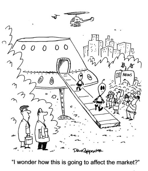 'I wonder how this is going to affect the market?'