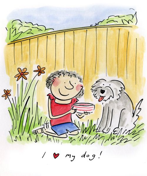 I love my dog!