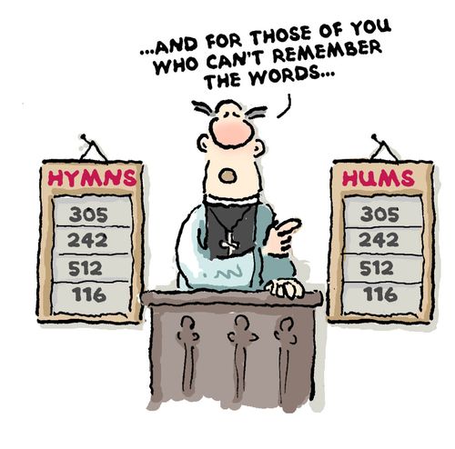 '...And for those of you who cant remember the words...'