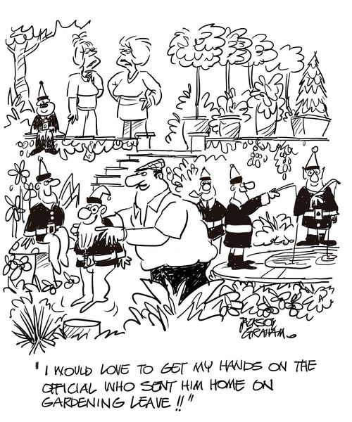 "I would love to get my hands on the official who sent him home on gardening leave!"