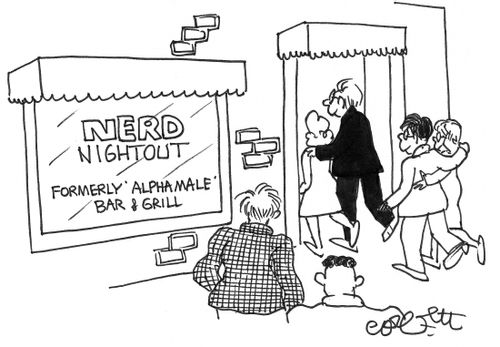Nerd night out.