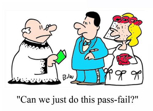 'Can we just do this pass-fail?'
