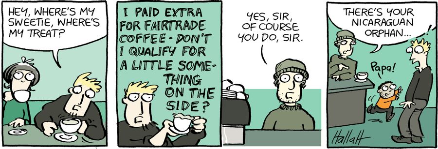 Coffee Cartoon - Fair Trade