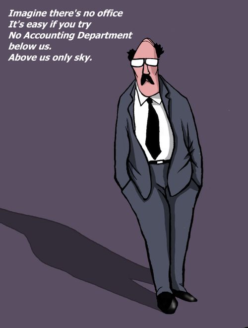 Imagine there's no office...