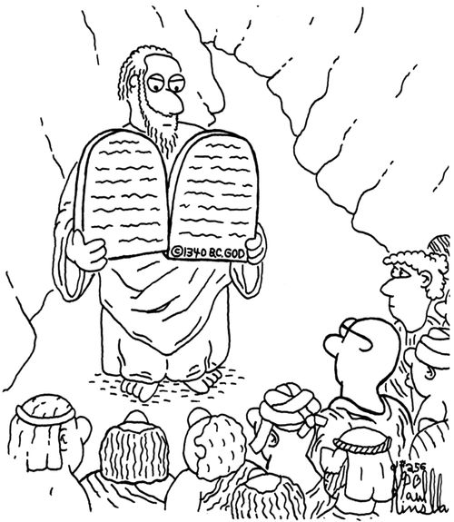 Copyright 1340 B.C. God (Moses)
