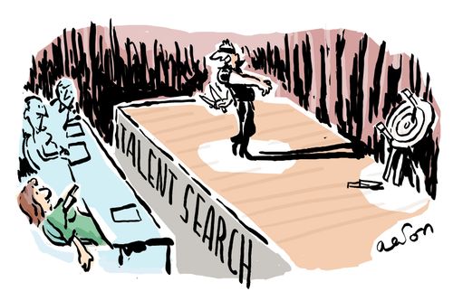 The Tragedy of the Blindfolded Knife Thrower