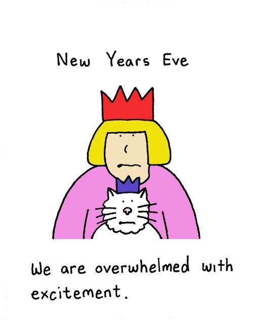 New Years Eve - We are overwhelmed with excitement.