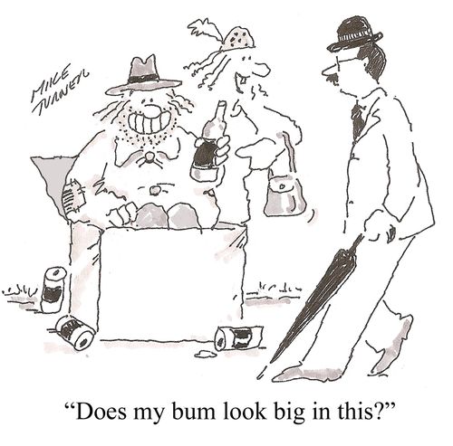 'Does my bum look big in this?'