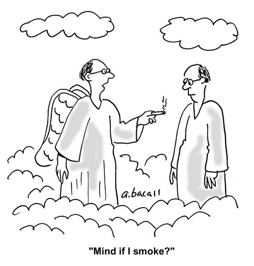 'Mind if I smoke?'