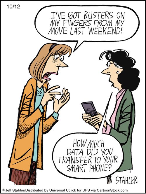 'I've got blisters on my fingers from my move last weekend.'