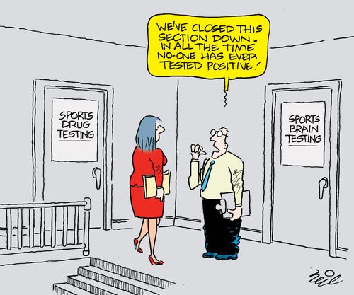 'We've closed this section down. In all the time no-one has ever tested positive.'