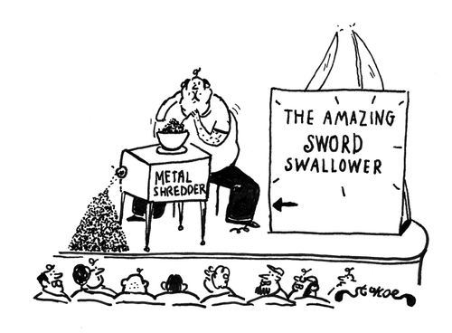The Amazing Sword Swallower