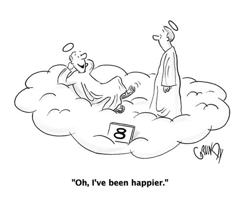 'Oh, I've been happier.'