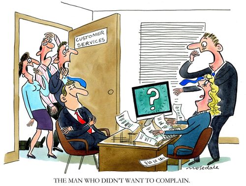 The man who didn't want to complain.