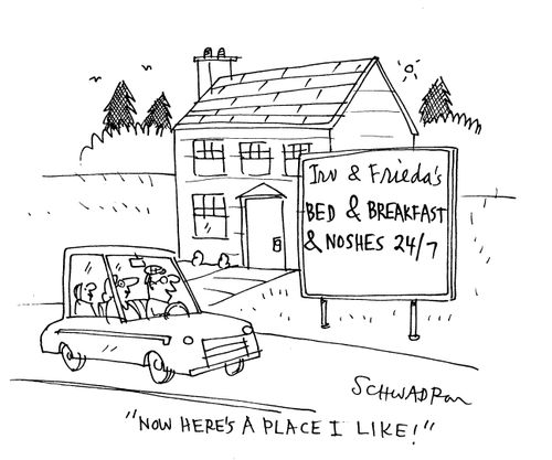 'Now here's a place I like!'