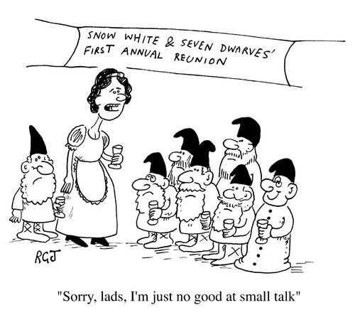 I'm no good at small talk