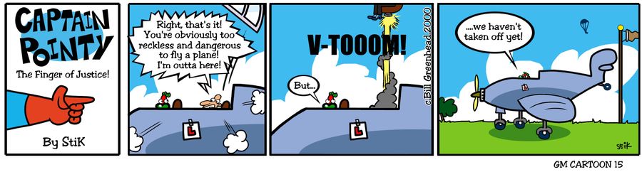 Captain Pointy No.12 - Dangerous pilot