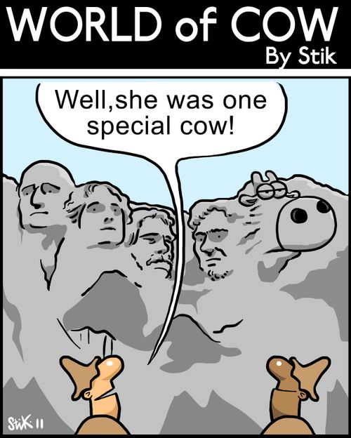 'She was one special cow!'