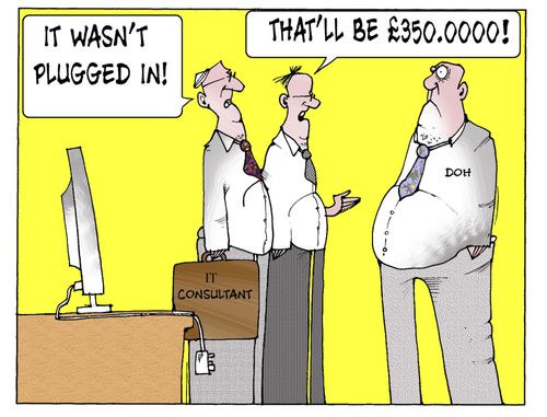'It wasn't plugged in...that'll be £350,0000!'